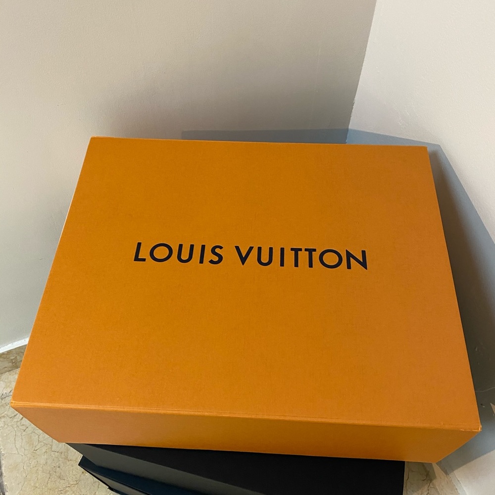 Louis Vuitton Magnetic Gift Box Orange Large LV Packaging